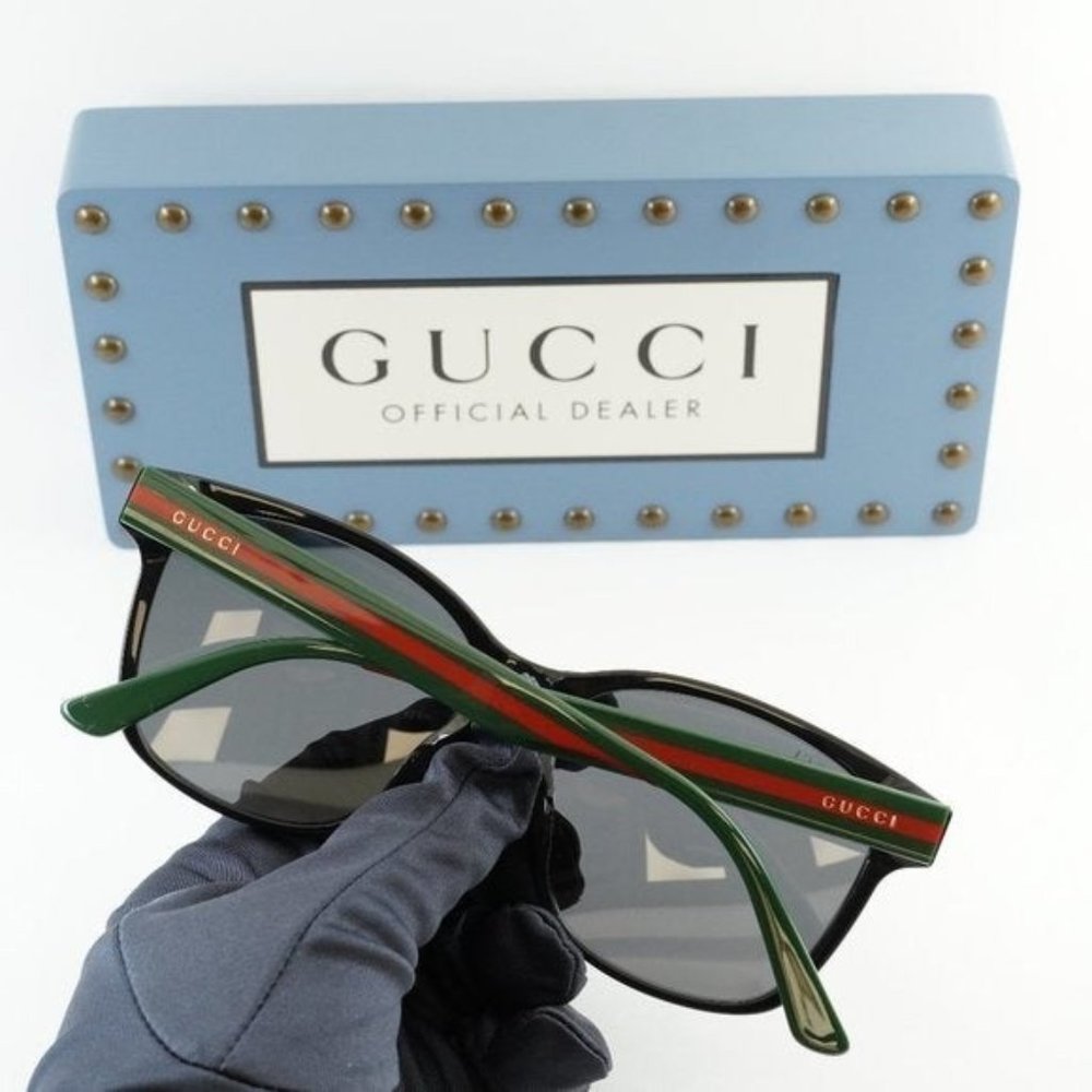 FINAL PRICE NEW GUCCI GG0417SK 001 Black/Grey UNISEX SUNGLASSES - Picture 3 of 9